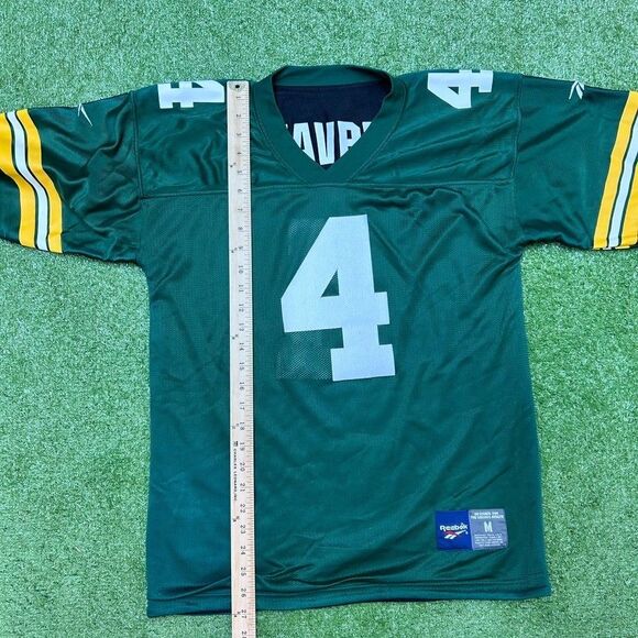 Vintage 90s Green Bay Packers Jersey Mens Medium Brett Favre #4 Reversible - Picture 6 of 8